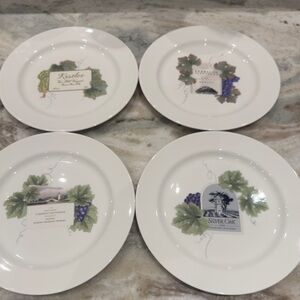 4 Wedgwood Grand Gourmet Vintage Collection 10” Dinner Plates Set of 4 New